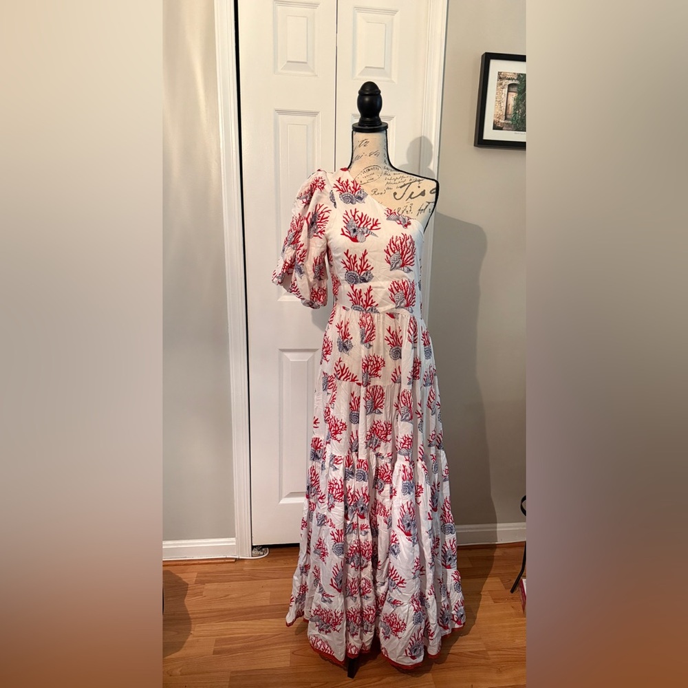 Priya Israni one-shoulder maxi dress NWT from Anthropologie